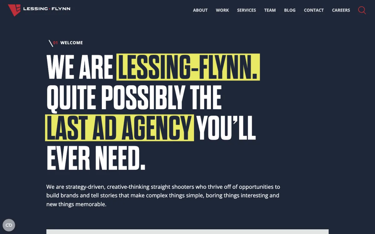 Lessing-Flynn homepage, captured September 28, 2026