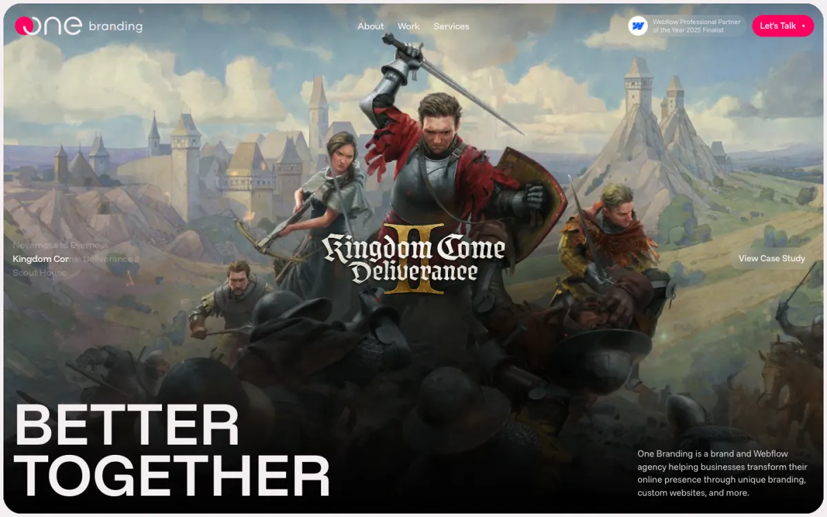 One Branding homepage, captured September 28, 2026